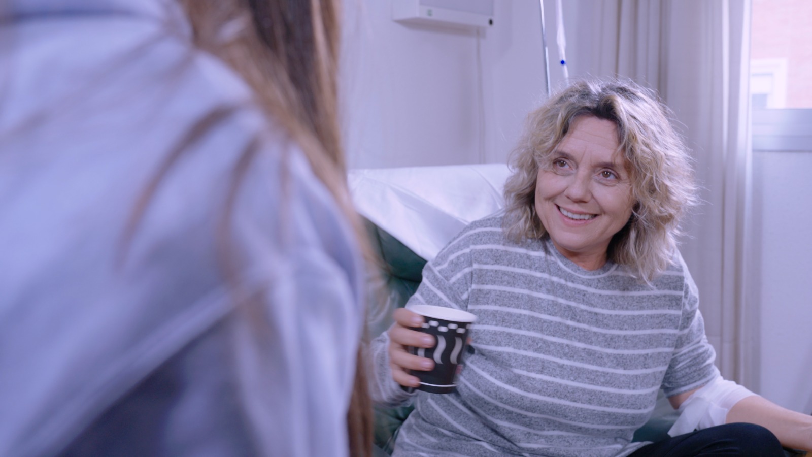 Fotograma del cortometraje de ficción Saudade, rodado en Valencia en 2025
